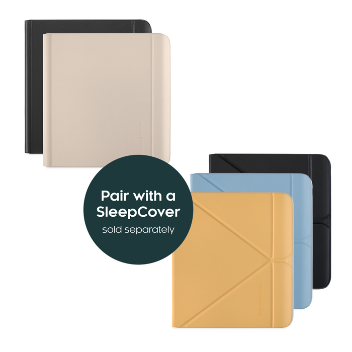 Kobo Libra Colour SleepCovers and Kobo Libra Colour Stylus Cases, sold separately.