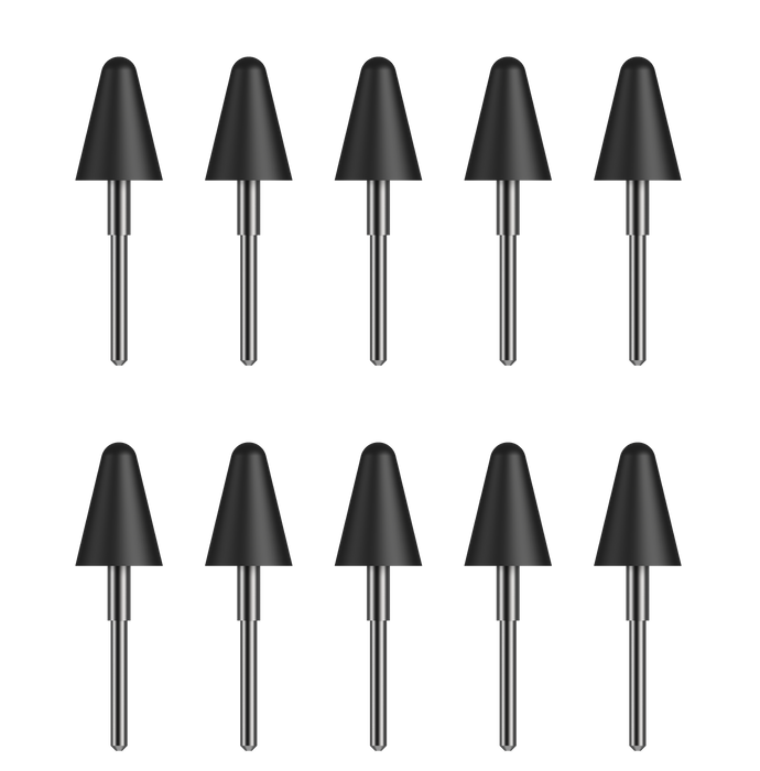 Pack of 10 black Kobo Stylus 2 replacement tips.