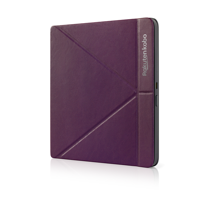 Kobo Forma Plum Sleepcover side.